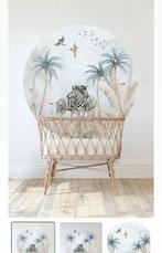 Behangcirkel Tropical Zebra's 145cm nieuw in gesealde koker, Ophalen of Verzenden, Nieuw, Wanddecoratie