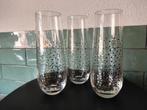 4 senza champagne glazen zonder voet met gouden stippen, Verzamelen, Glas en Borrelglaasjes, Ophalen of Verzenden, Zo goed als nieuw