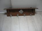 100 jr oude orig kapstok m houtsijwerk + elementen €50.-, Antiek en Kunst, Antiek | Meubels | Kasten, Ophalen of Verzenden