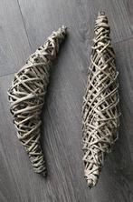 2 Rotan Halve Manen, Huis en Inrichting, Ophalen of Verzenden, Zo goed als nieuw