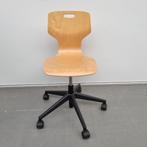 partij 100 stuks houten werkstoelen - bureaustoelen  stoelen