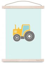 Kinderposter Poster A3 Tractor Pastel Designed4Kids, Designed4Kids, Nieuw, Ophalen of Verzenden, Designed4kids@live.nl