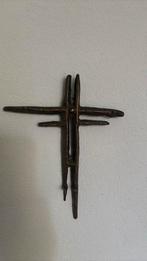 Brutalist bronzen kruis, Ophalen of Verzenden