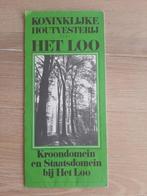 Oude plattegrond Koninklijke Houtvesterij Het Loo, 1980, Ophalen of Verzenden, 1800 tot 2000, Nederland, Landkaart