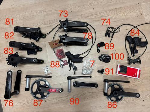Vele High-End wieler-spullen - Zie lijst!, Fietsen en Brommers, Fietsonderdelen, Zo goed als nieuw, Racefiets, Overige typen, Ophalen of Verzenden