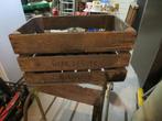 Oude houten fruitkistjes uit Gorinchem en fruitkarren, Huis en Inrichting, Woonaccessoires | Kisten, Ophalen, Minder dan 50 cm