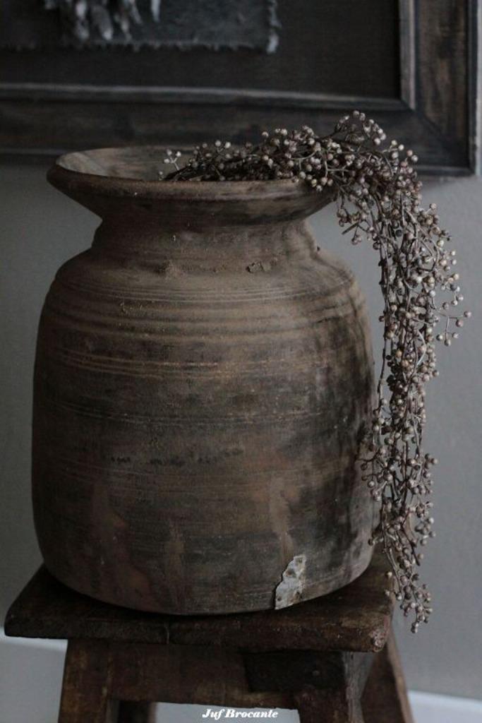 Grote, XL kruik, Nepalese kruik, waterkruik, oude kruik, Huis en Inrichting, Woonaccessoires | Overige, Nieuw, Ophalen of Verzenden