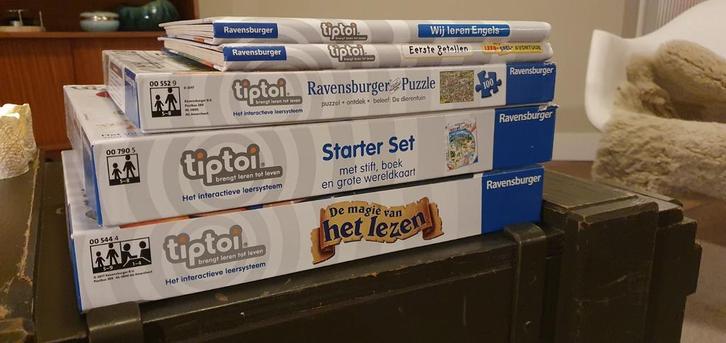 Ravensburger tiptoi pakket - Pen, Atlas, Puzzel, Leren, Kinderen en Baby's, Speelgoed | Educatief en Creatief, Gebruikt, Puzzelen