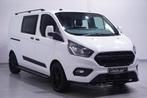Ford Transit Custom 2.0 TDCI 130 pk Dubbel Cabine Edition 6-, Auto's, Bestelauto's, Voorwielaandrijving, Stof, Gebruikt, 4 cilinders