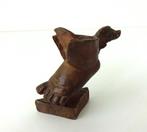 Bronzen beeldje van voet van Hermes met vleugel 3420-b, Ophalen of Verzenden, Brons