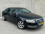 Zwarte Audi A6 3.2 FSI 4X4 Quattro Sedan Automaat 256PK!, Auto's, Automaat, Zwart, 1655 kg, Leder en Stof