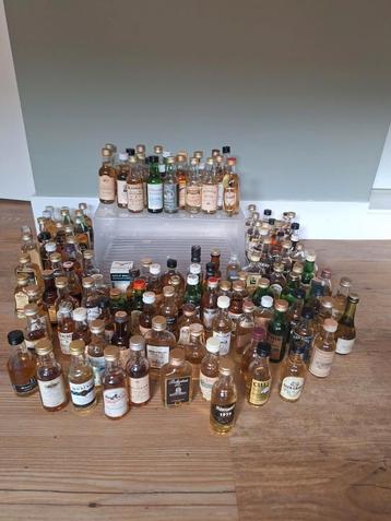 Whisky mini flesjes 131 (zeldzame) flesjes beschikbaar voor biedingen