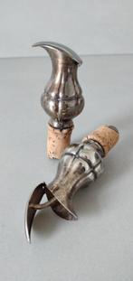 Verzilverde artikelen o.a. wijnstoppen,notenkraker., Antiek en Kunst, Ophalen of Verzenden
