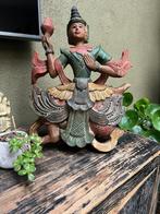 Thailand houtsnijwerk boomwortel beeld Thais handwerk 45 cm, Ophalen of Verzenden