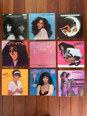 9 LP's van Donna Summer beschikbaar voor biedingen