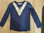 Cars jeans shirt longsleeve lange mouw blauw glitter 6 / 116, Meisje, Ophalen of Verzenden, Zo goed als nieuw, Cars jeans