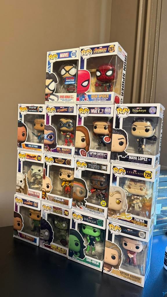 Marvel funkos!, Verzamelen, Ophalen, Zo goed als nieuw