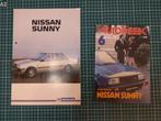Nissan Sunny B11 brochure en boekje, Ophalen of Verzenden, Gelezen, Nissan
