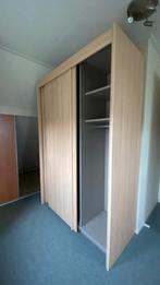 Mooie, degelijke en royale kledingkast met schuifdeuren, Huis en Inrichting, Kasten | Kledingkasten, Ophalen, Met deur(en), Overige materialen