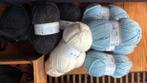 Zeeman wol nieuw 17 Julia 3x wit 4x blauw 6x zwart, Hobby en Vrije tijd, Breien en Haken, Ophalen of Verzenden, Zo goed als nieuw