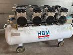 HBM Compressor - Paar klepjes lekken, Doe-het-zelf en Verbouw, Compressors, Ophalen of Verzenden, Mobiel, Gebruikt, 800 liter/min of meer