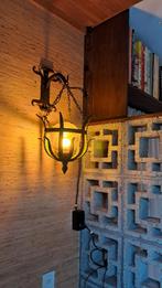 Smeedijzeren lamp, jaren 70 vintage, Verzamelen, Retro, Ophalen, Huis en Inrichting