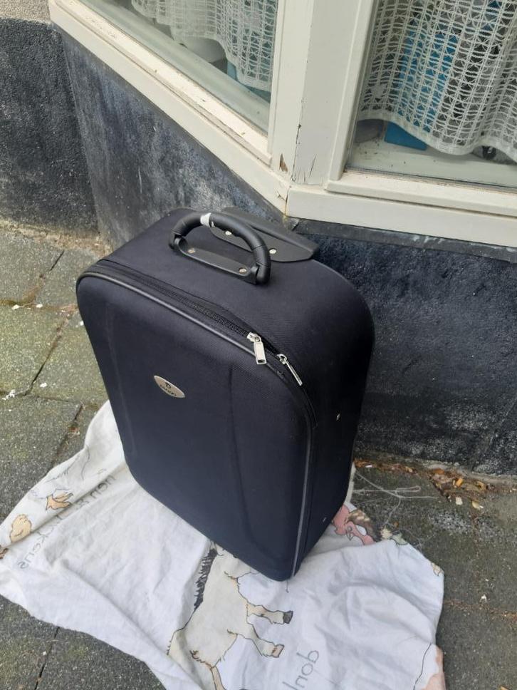 Tango Koffer, donker blauw. Trolley, Sieraden, Tassen en Uiterlijk, Koffers, Gebruikt, Zacht kunststof, 50 tot 60 cm, 35 tot 45 cm