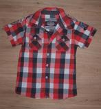 Rood Zwart Geruite Blouse AKMO (116-122), Kinderen en Baby's, Kinderkleding | Maat 116, Gebruikt, Overhemd of Blouse, Ophalen of Verzenden