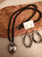 Setje  ketting met afneembare  bedels inclusief. Hart, Ophalen of Verzenden, Nieuw, Goud