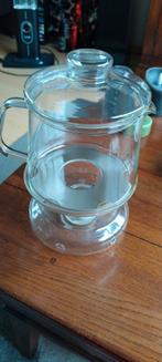 Theepot incl. Lichtje Douwe Egberts te, Huis en Inrichting, Keuken | Servies, Ophalen of Verzenden, Zo goed als nieuw, Porselein