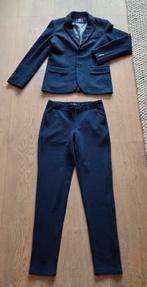 Donkerblauw pak jongen, Ophalen of Verzenden, Zo goed als nieuw, Maat 46 (S) of kleiner, Blauw