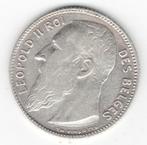 25-2069 Belgie 1 franc 1909, Verzenden, België, Losse munt, Zilver