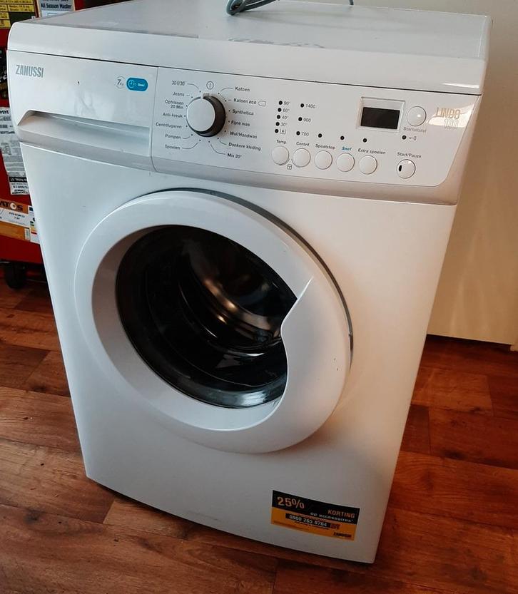 zanussi lindo 100. 3jaar oud, Witgoed en Apparatuur, Wasmachines, Zo goed als nieuw, 6 tot 8 kg, 85 tot 90 cm, 1200 tot 1600 toeren