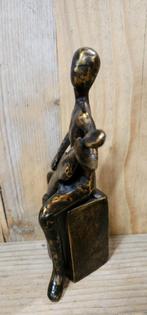 MAN MET GITAAR / GITARIST/ bronzen beeld, Antiek en Kunst, Ophalen of Verzenden