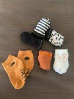 Newborn sokjes - 8 paar (incl. 2 paar witte antislip), Ophalen of Verzenden, Zo goed als nieuw, Jongetje of Meisje, Sokjes