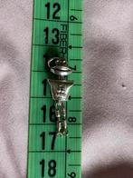 Zilveren bedel/hanger kikker met bewegende poten, Ophalen, Zo goed als nieuw, Zilver, Overige merken