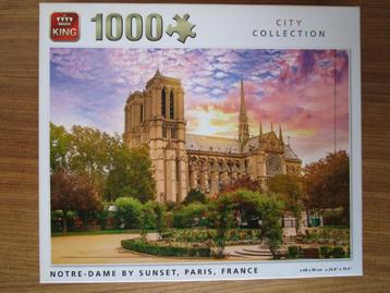Nr.36: Puzzel van King de Notre Dame Frankrijk  Jigsaw puzzl beschikbaar voor biedingen