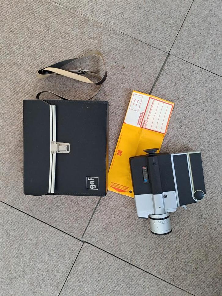 Sankyo Super 8 Camera met GAF Tas., Audio, Tv en Foto, Videocamera's Analoog, Camera, 8mm, Ophalen of Verzenden
