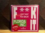 florida inc - f**k it, Cd's en Dvd's, Vinyl | Nederlandstalig, Ophalen of Verzenden, Nieuw in verpakking, Overige formaten, Levenslied of Smartlap
