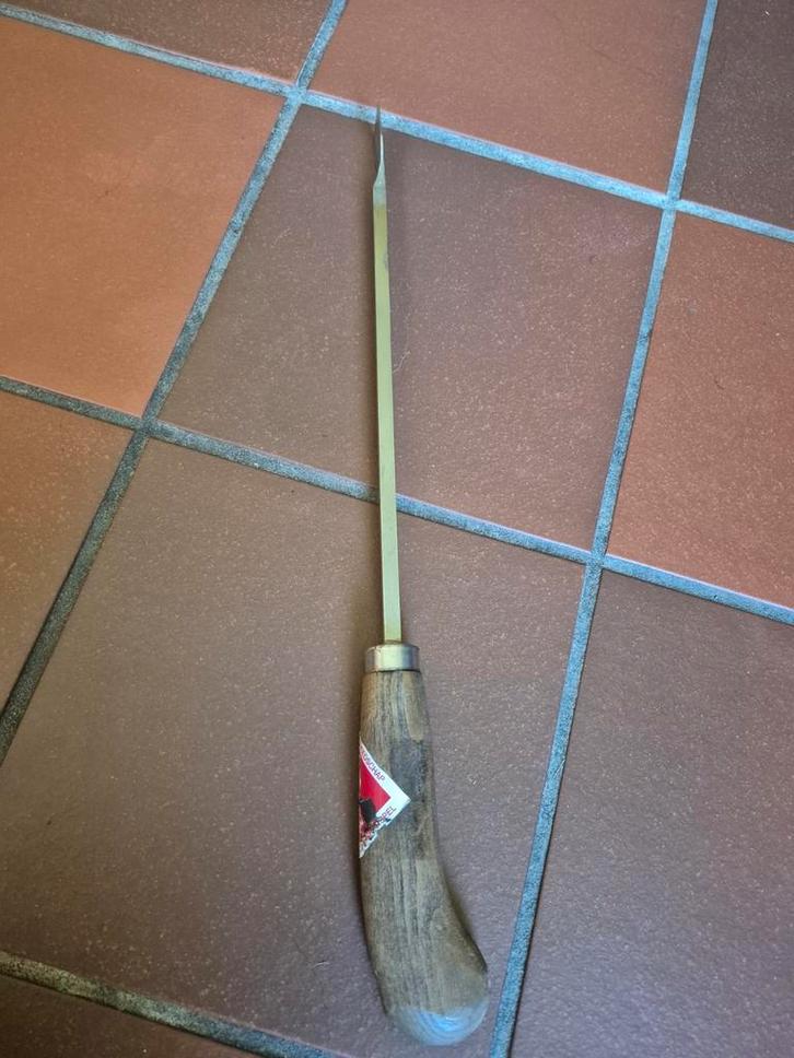 Aspergesteker met houten heft, Doe-het-zelf en Verbouw, Gereedschap | Handgereedschap, Gebruikt, Ophalen of Verzenden