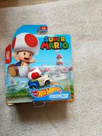 Hot Wheels Super Mario Toad Character Car, Ophalen of Verzenden, Nieuw