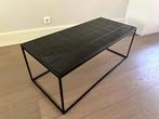 salontafel zuiver glaced zwart, Ophalen, Gebruikt, 100 tot 150 cm, 50 tot 100 cm