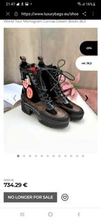 Louis vuitton laarsjes met hak., Kleding | Dames, Schoenen, Ophalen of Verzenden, Zo goed als nieuw, Zwart