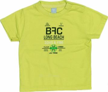 Babyface BFC boy shirt t-shirt polo lime Long Beach maat 104