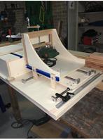 X-Y-Z Geleiding met Bovenfrees, Ophalen, Zo goed als nieuw