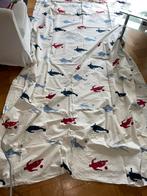 Gordijnstof stof voetbal voetballers rood wit blauw 250x 150, Ophalen, Zo goed als nieuw