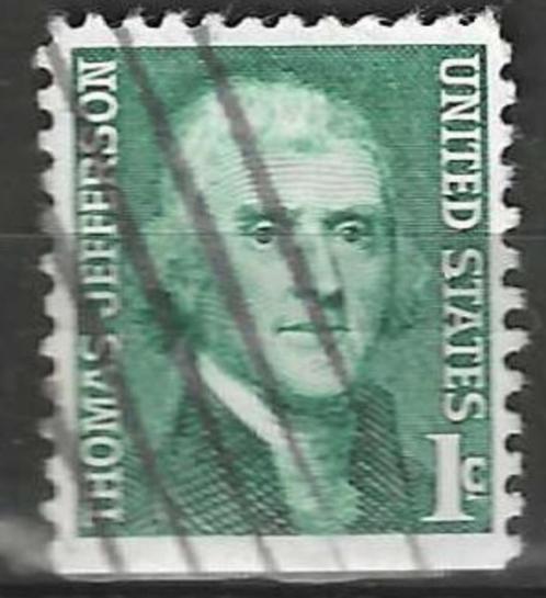 USA 1967/1968 - Yvert 816 - Thomas Jefferson (ST), Postzegels en Munten, Postzegels | Amerika, Gestempeld, Noord-Amerika, Verzenden