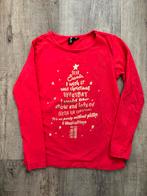 2 Kerst Longsleeves Maat 110, Kinderen en Baby's, Kinderkleding | Maat 110, Meisje, Ophalen of Verzenden, Zo goed als nieuw, Shirt of Longsleeve