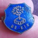 Oude Emaille Speld De Eik, Verzenden, Gebruikt