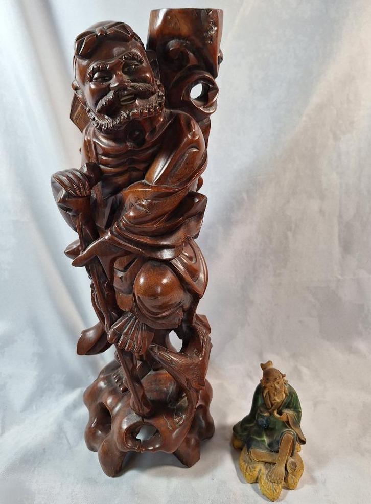 chinees beelden, Antiek en Kunst, Kunst | Beelden en Houtsnijwerken, Verzenden